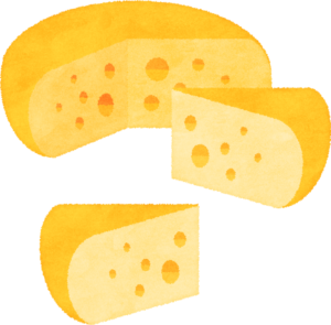 穴あきチーズ